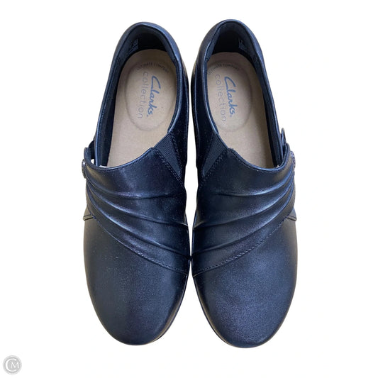 Shoes Flats By Clarks In Black, Size: 6.5