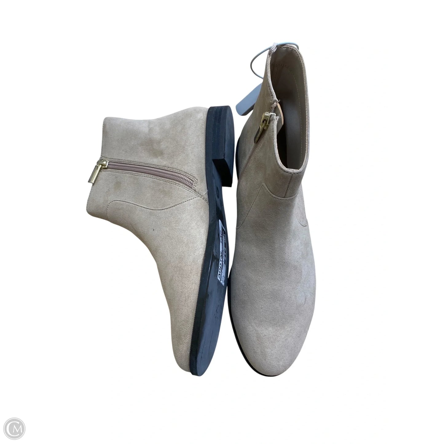 Boots Ankle Flats By H&m In Tan, Size: 8