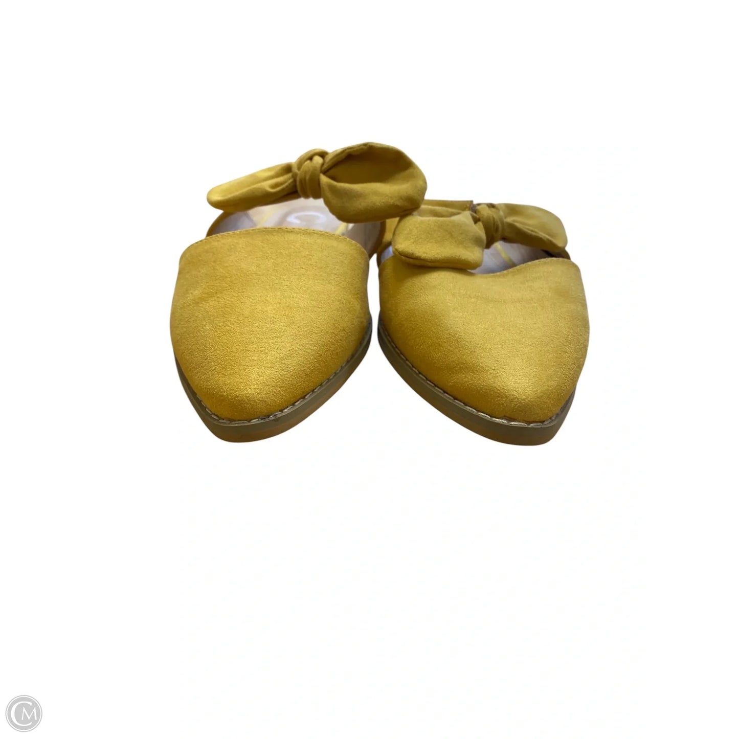 Shoes Flats By Clothes Mentor In Yellow, Size: 7.5