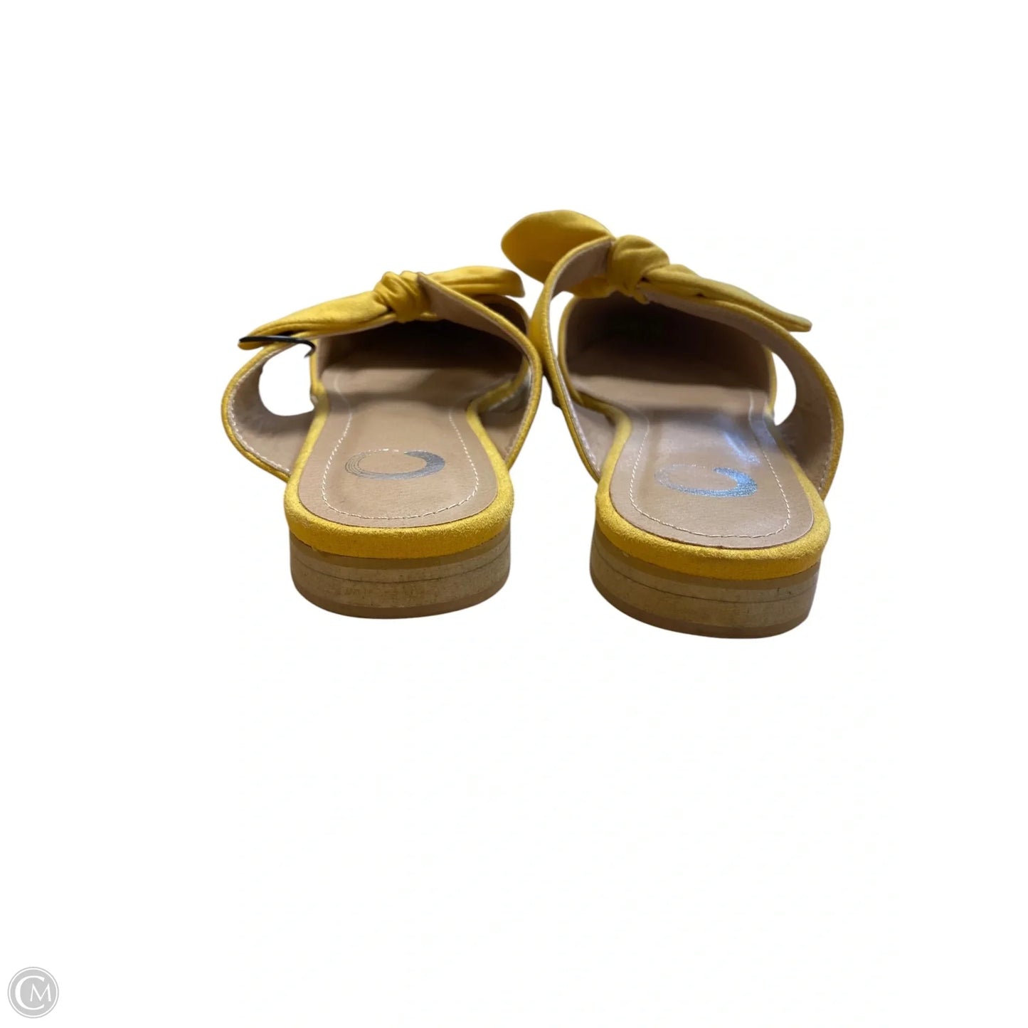 Shoes Flats By Clothes Mentor In Yellow, Size: 7.5