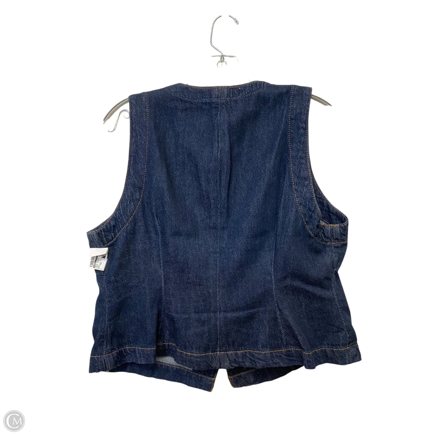 Vest Other By Zara In Blue Denim, Size: Xxl