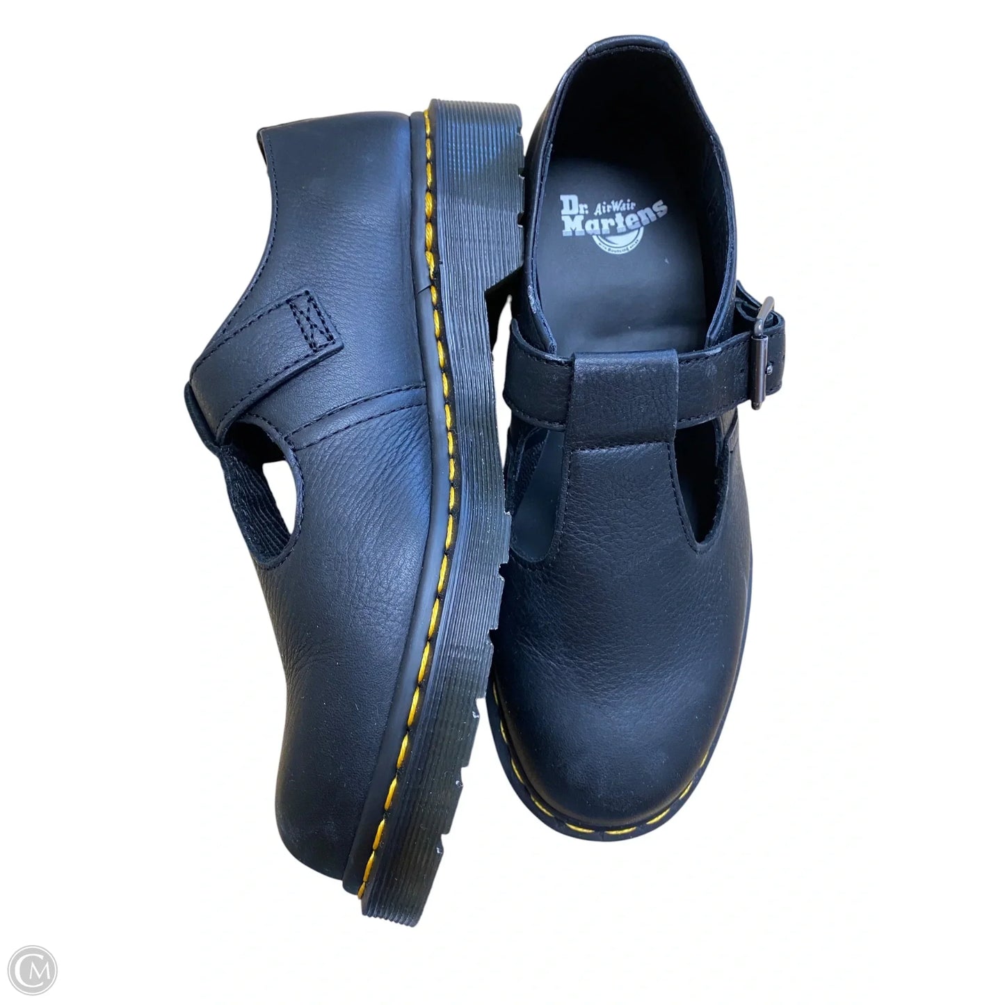 Shoes Flats By Dr Martens In Black, Size: 8