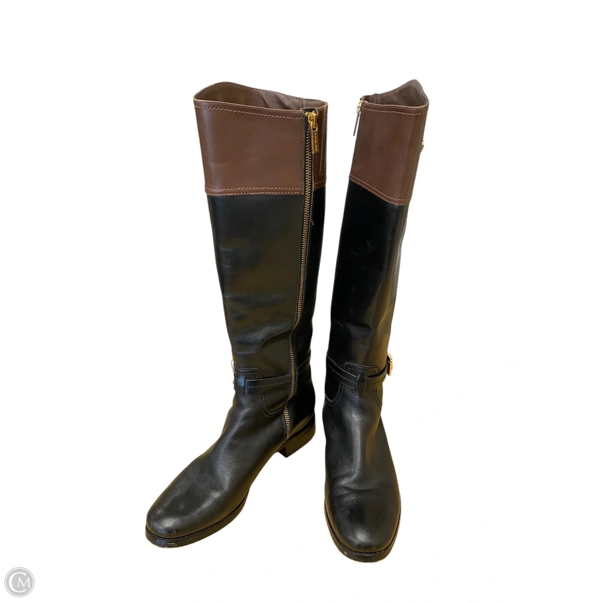 Boots Designer By Michael Kors In Black, Size: 8
