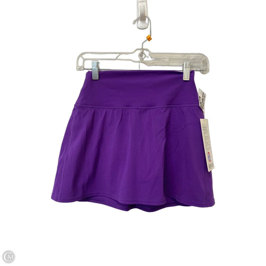 Athletic Skirt By Lululemon In Purple, Size: 6