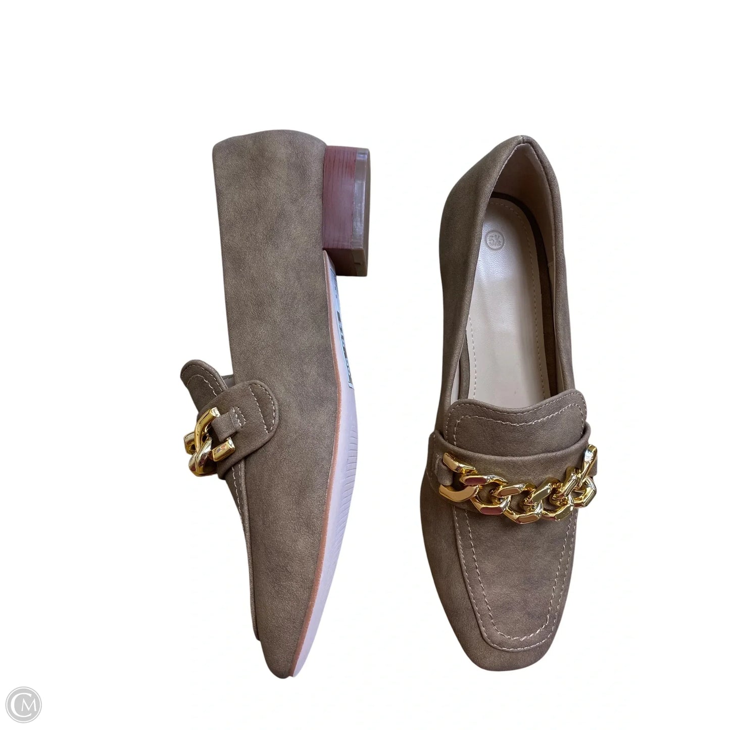 Shoes Flats By Clothes Mentor In Brown, Size: 5.5