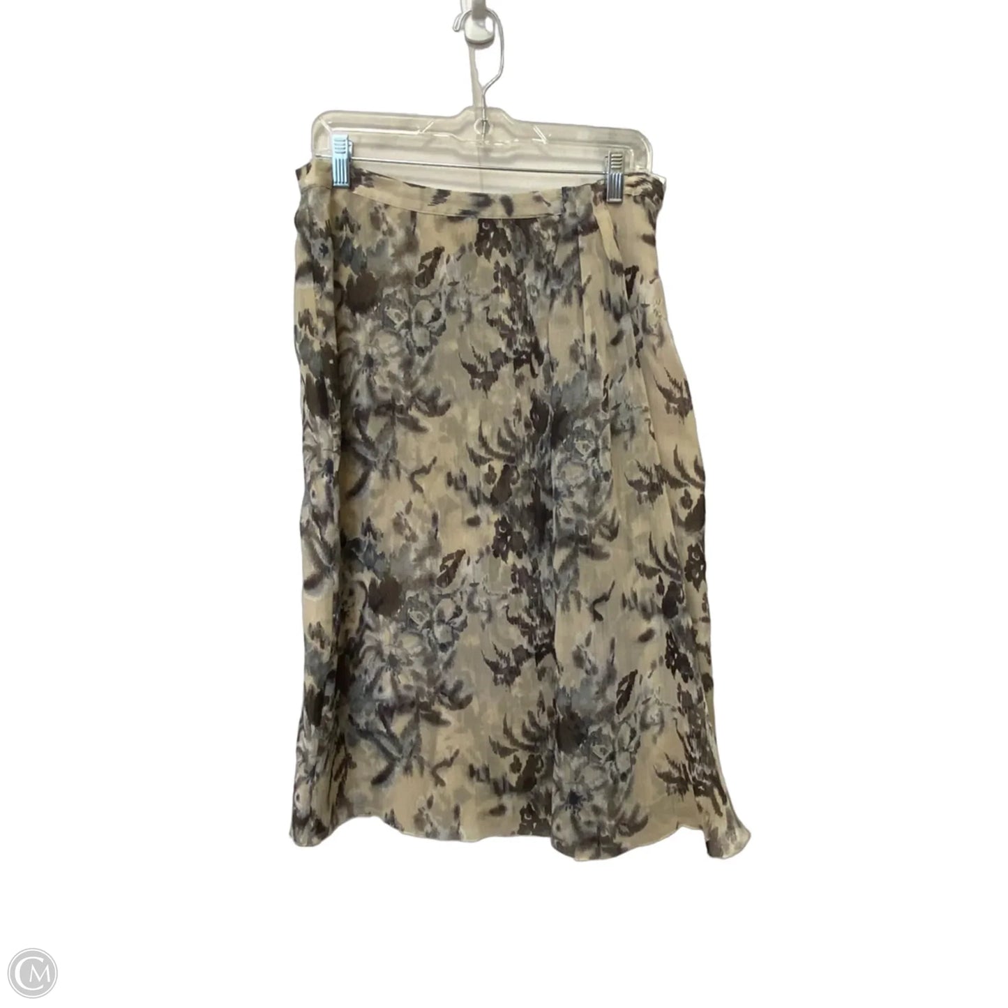 Skirt Maxi By Coldwater Creek In Black & Cream, Size: S