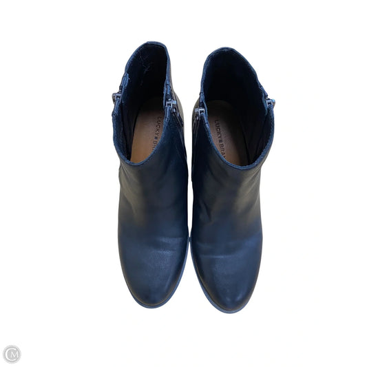 Boots Ankle Heels By Lucky Brand In Black, Size: 8