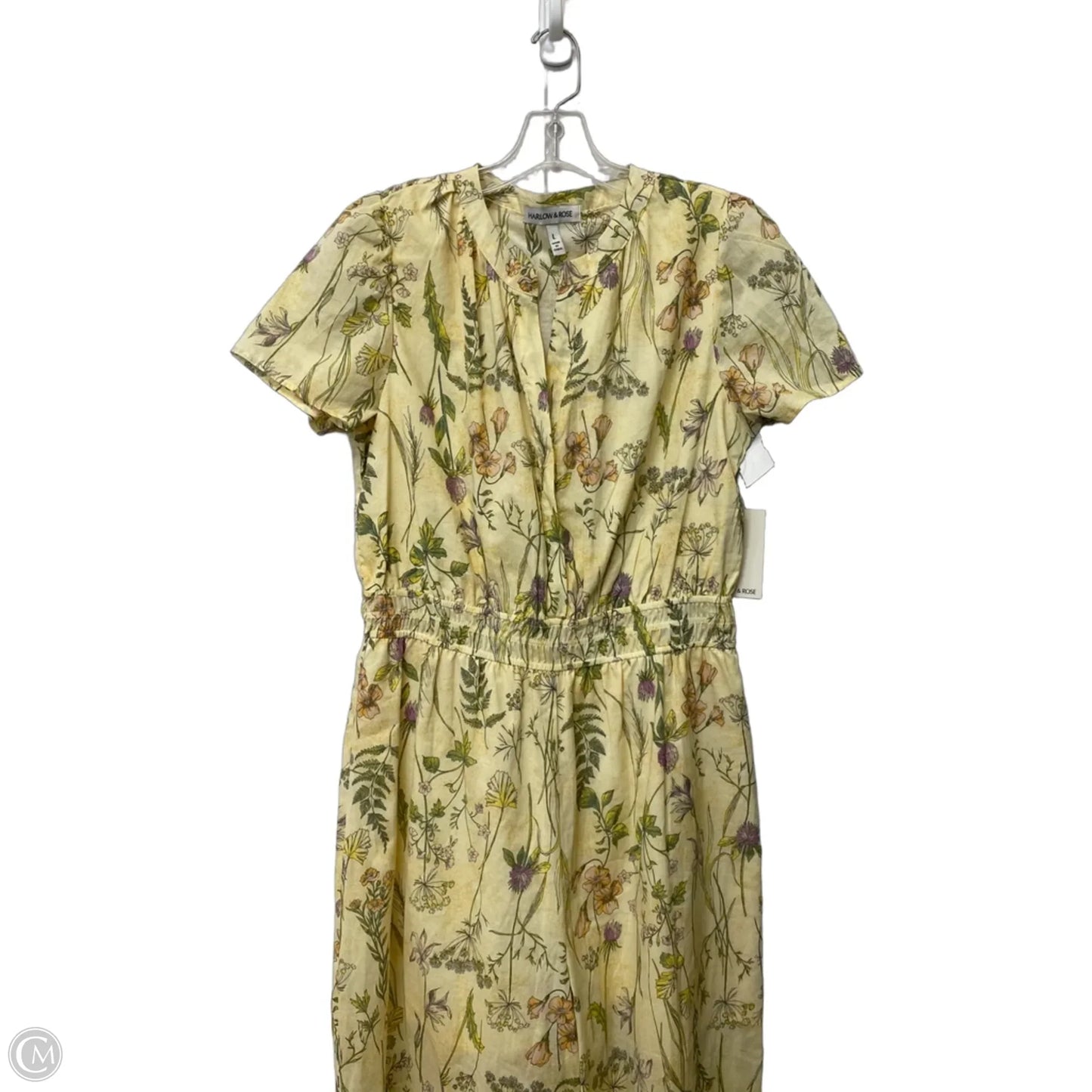 Dress Casual Maxi By Clothes Mentor In Floral Print, Size: L