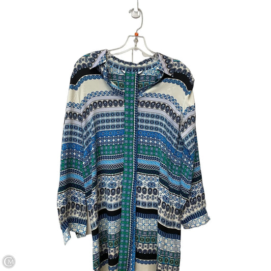 Dress Designer By Diane Von Furstenberg In Blue & Green, Size: 6