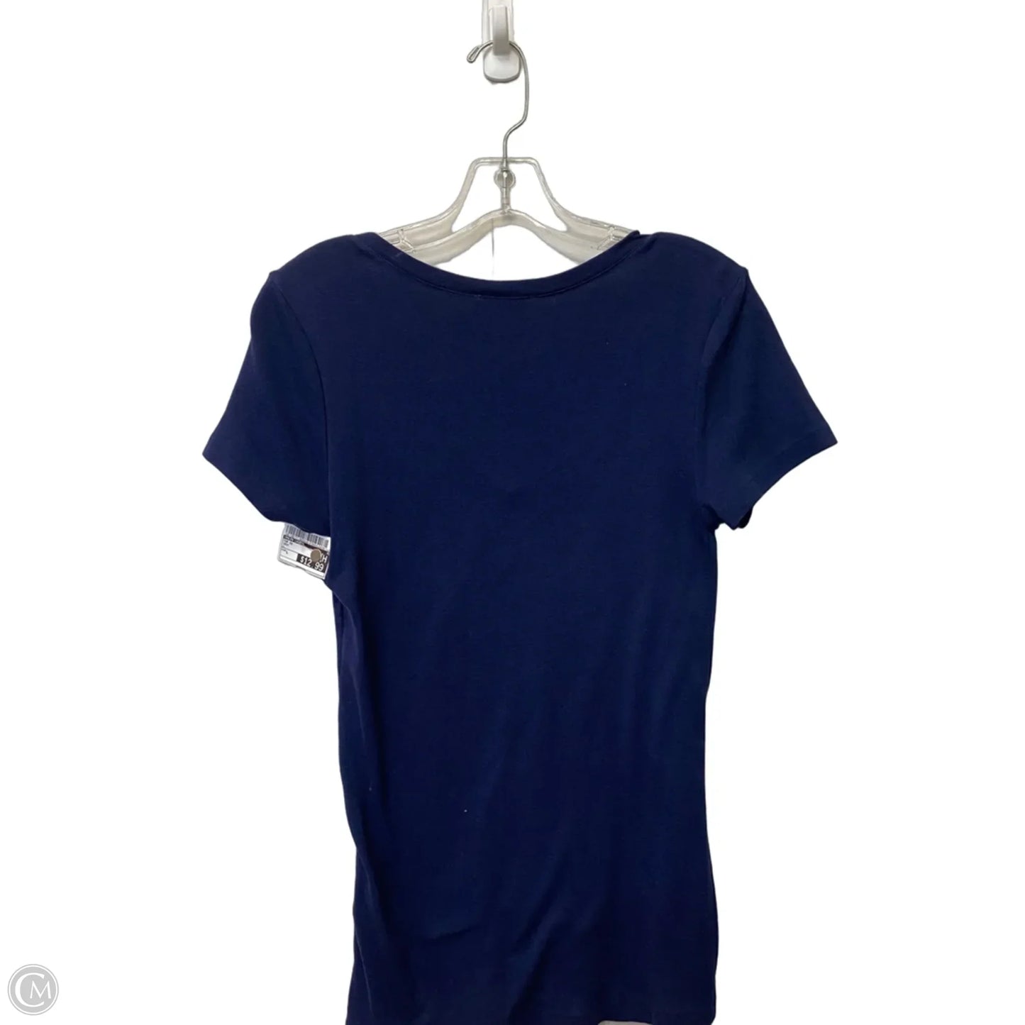 Top Short Sleeve By Ralph Lauren In Navy, Size: L
