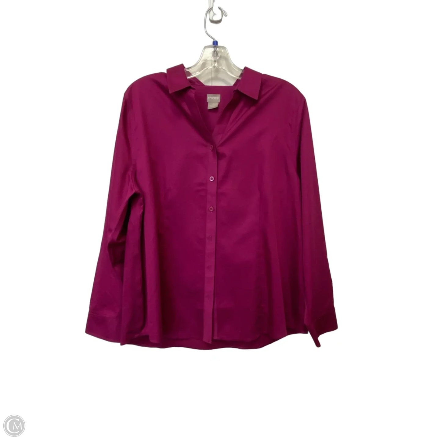 Top Long Sleeve By Chicos In Purple, Size: 2
