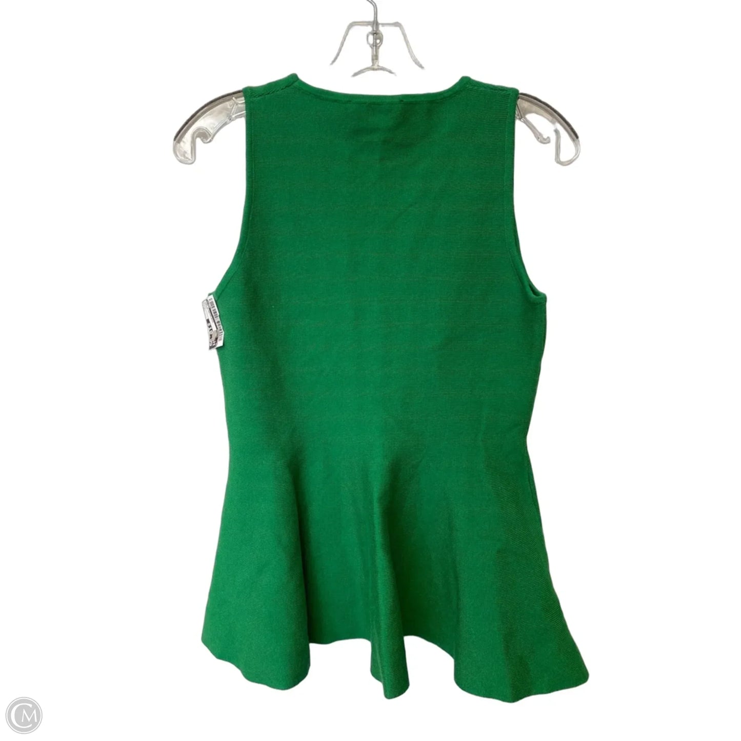 Top Sleeveless By Fore In Green, Size: L