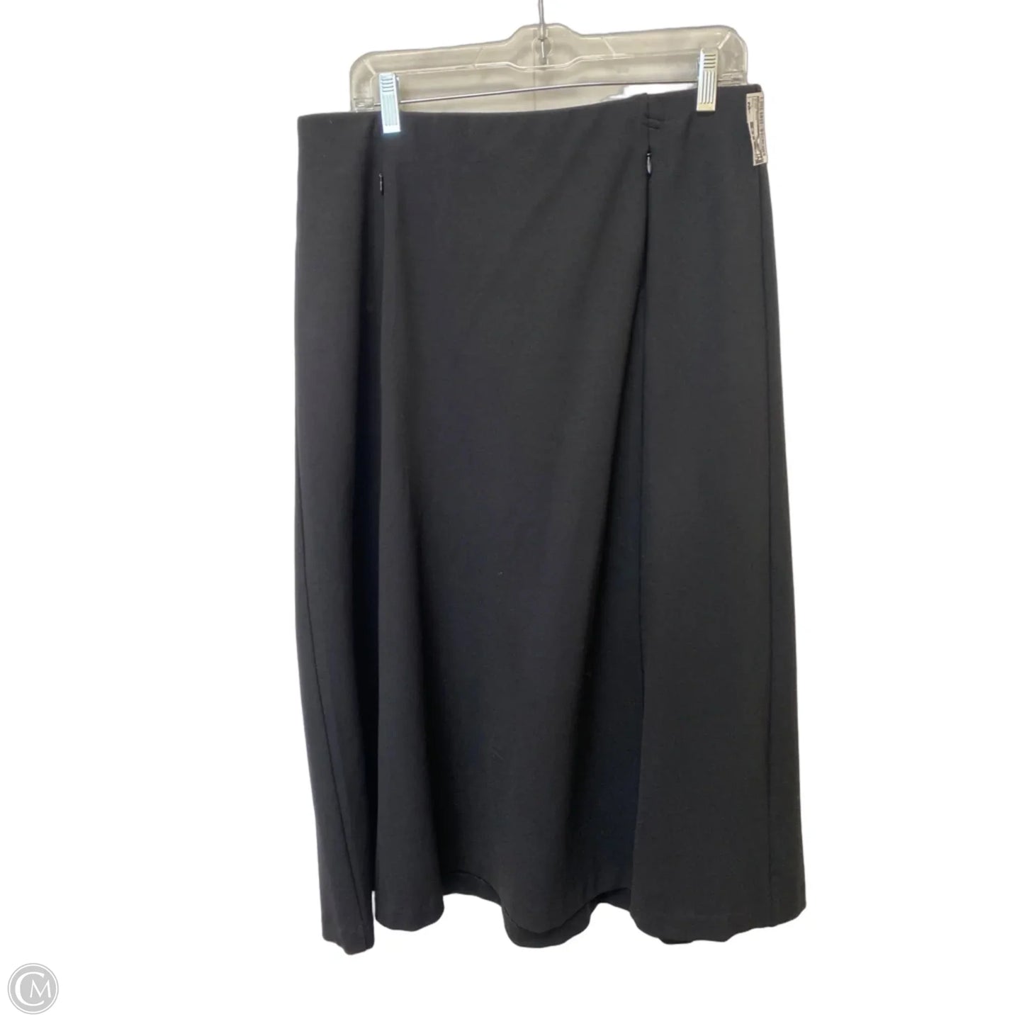 Skirt Midi By Investments In Black, Size: L