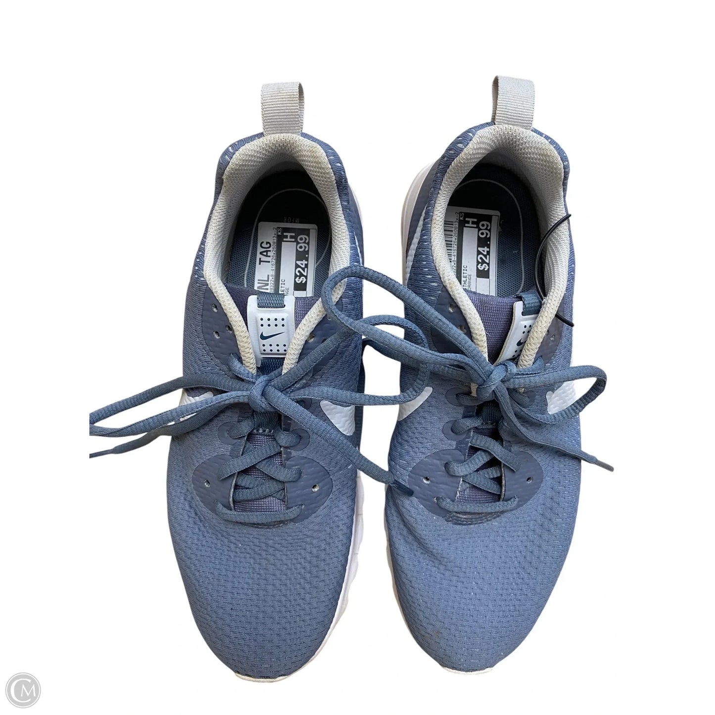 Shoes Athletic By Nike In Grey & Orange, Size: 8
