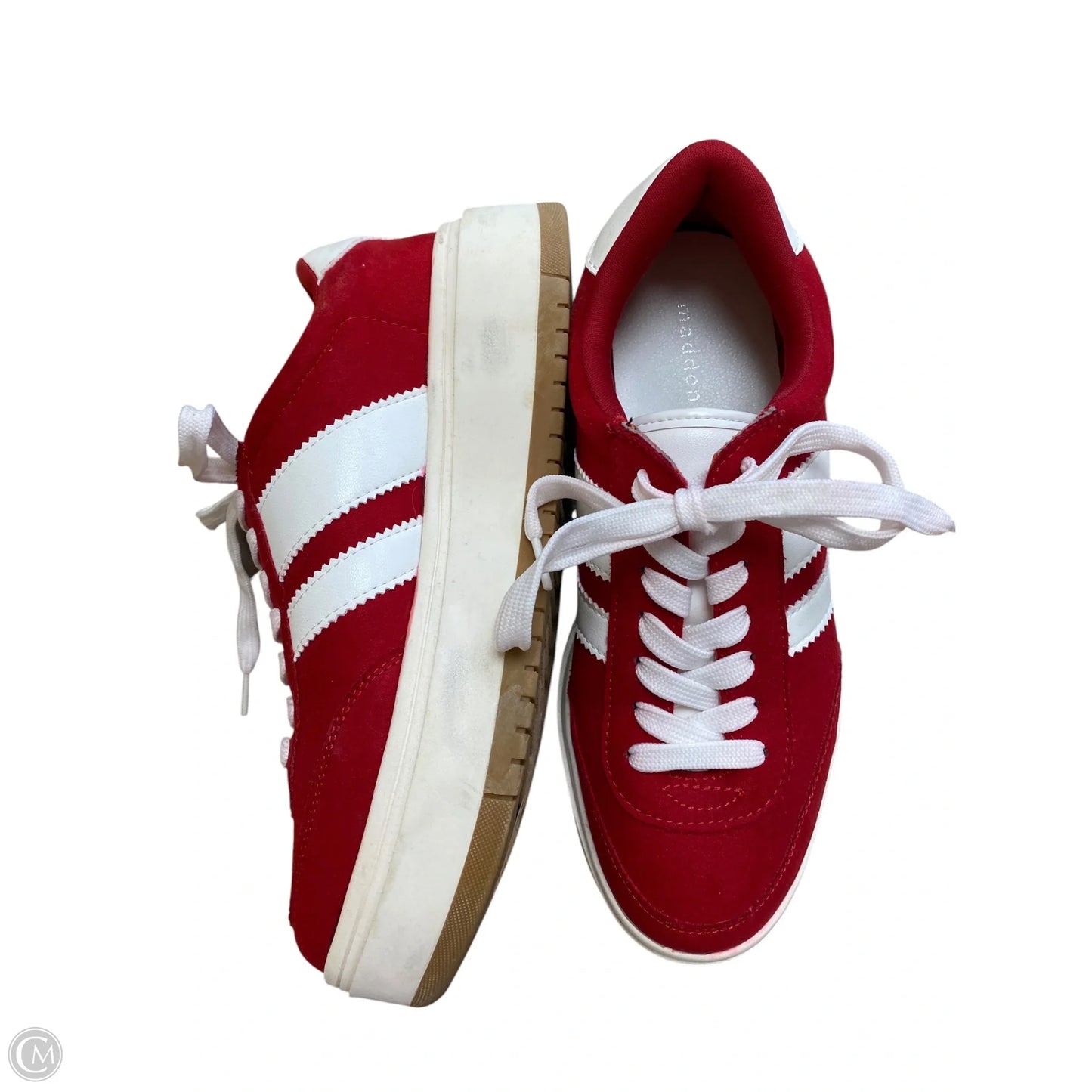 Shoes Sneakers By Madden Girl In Red, Size: 8