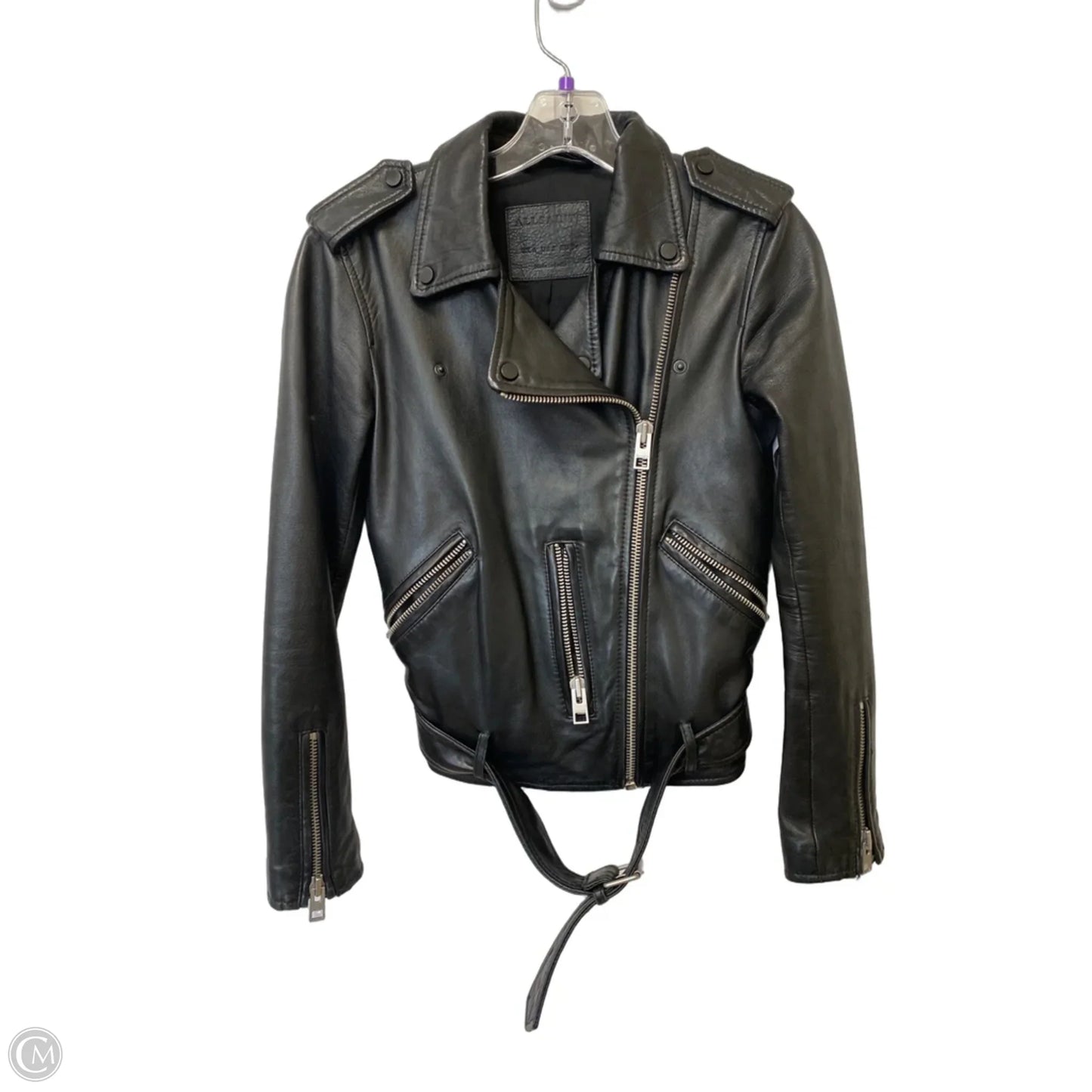 Jacket Designer By All Saints In Black, Size: Xs