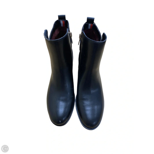 Boots Ankle Flats By Tommy Hilfiger In Black, Size: 8