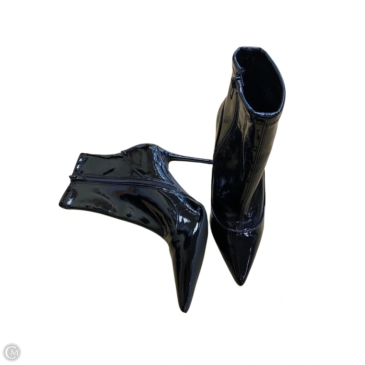 Boots Ankle Heels By Inc In Black, Size: 8