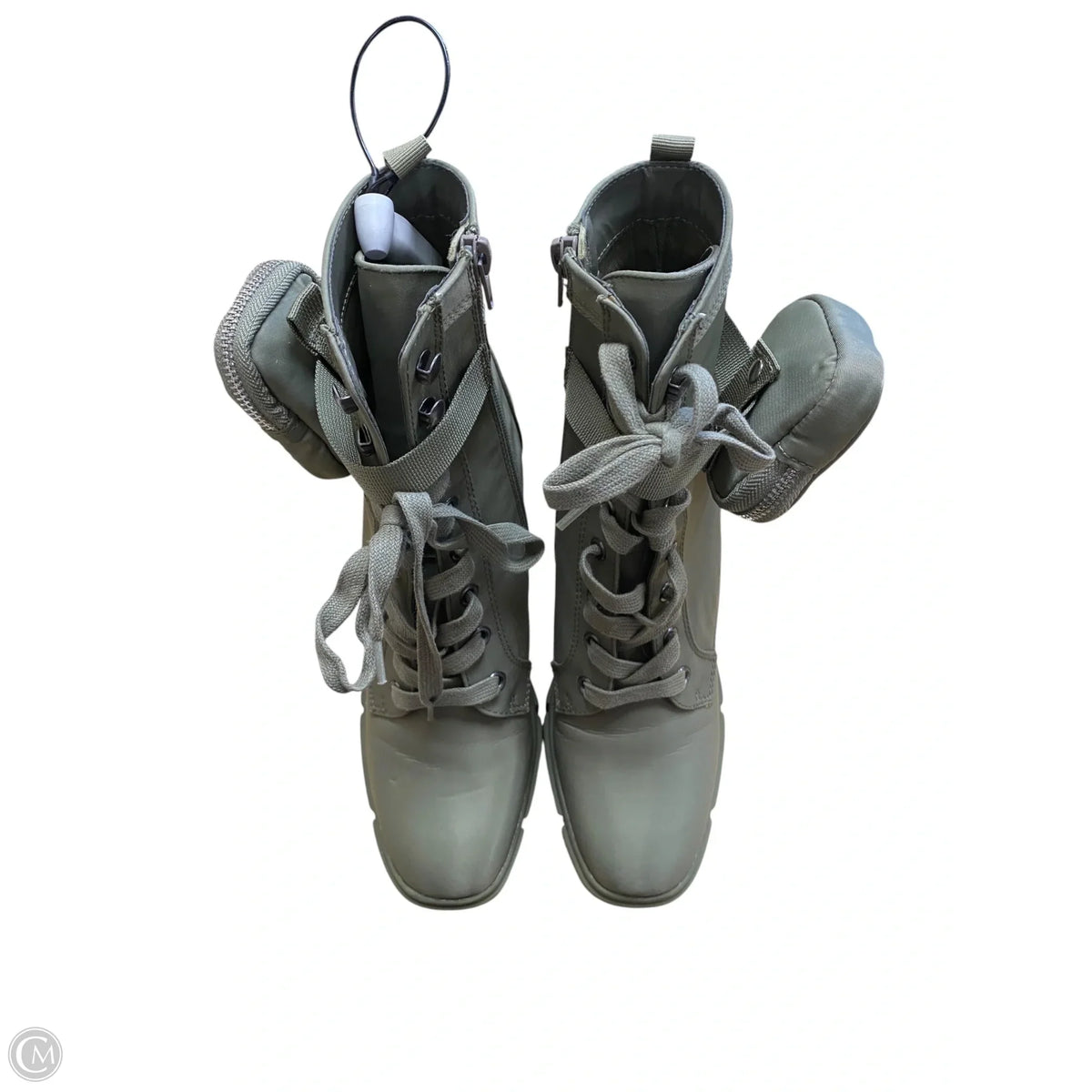 Boots Combat By Steve Madden In Green, Size: 9