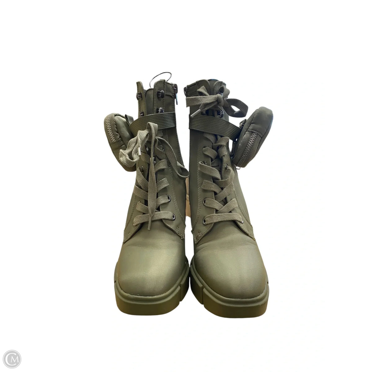 Boots Combat By Steve Madden In Green, Size: 9
