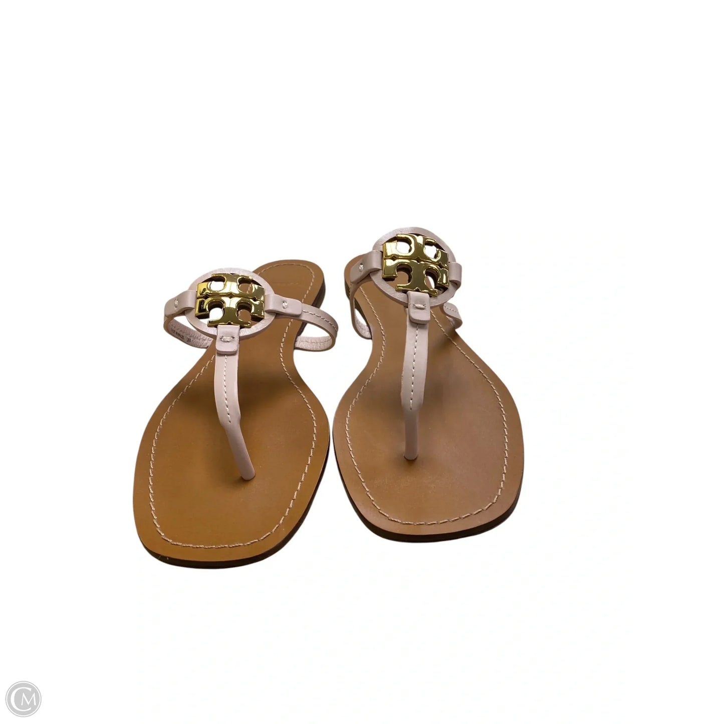 Sandals Designer By Tory Burch In Brown & Pink, Size: 9