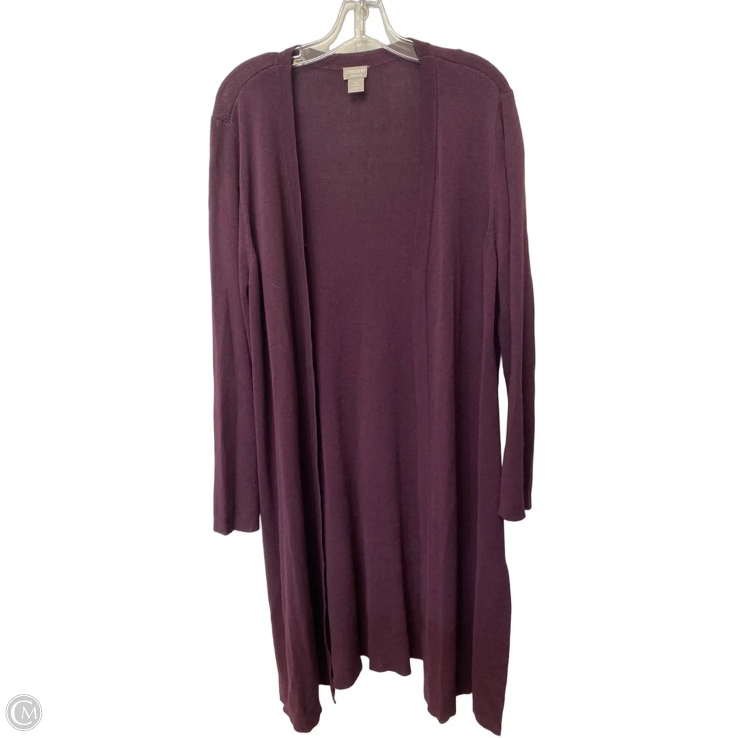 Cardigan By Chicos In Purple, Size: Xl