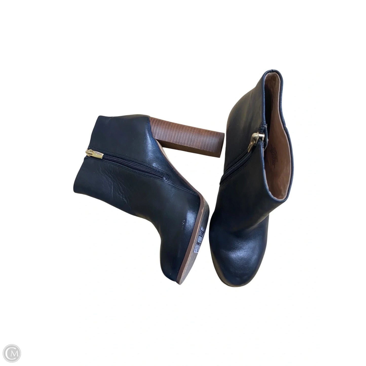 Boots Ankle Heels By Vince Camuto In Black, Size: 6.5