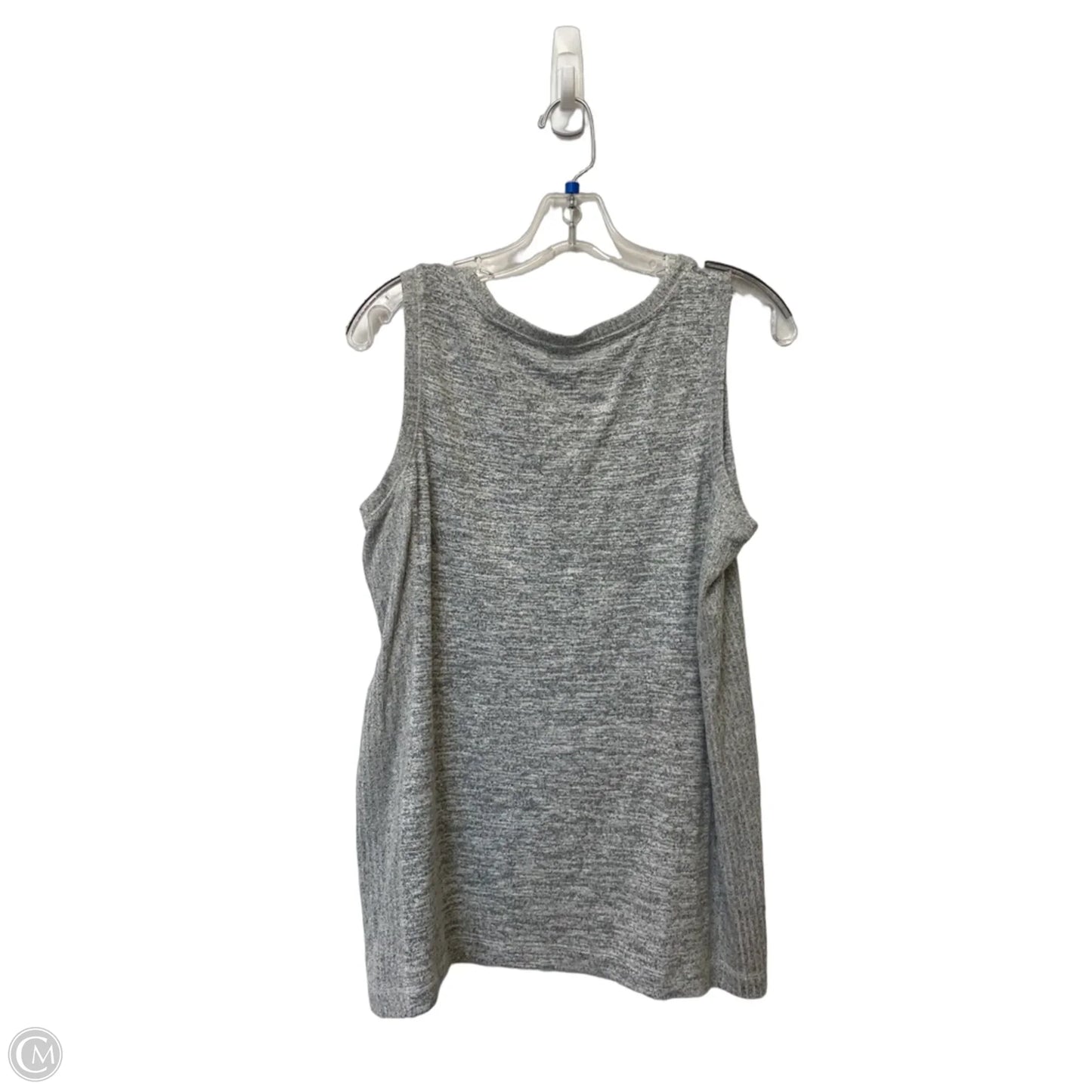Top Sleeveless By Chicos In Grey, Size: M