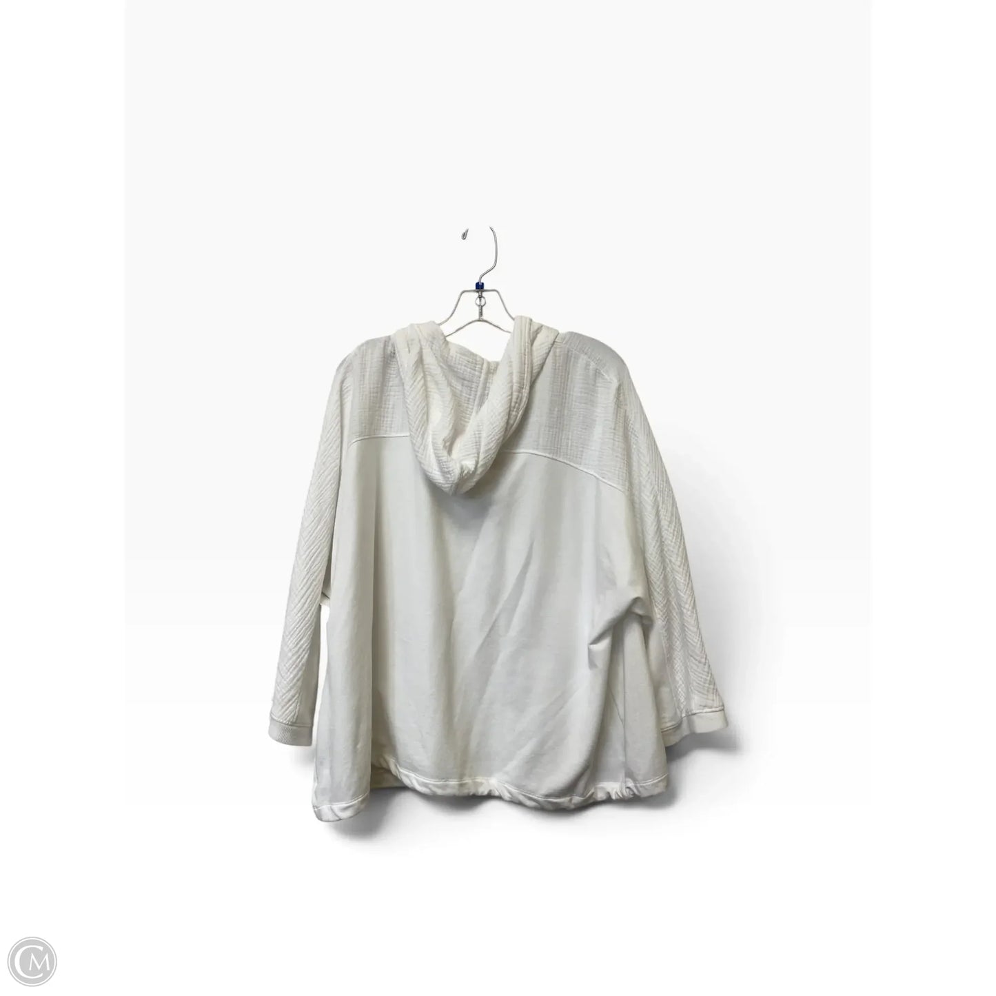 Jacket Shirt By Chicos In White, Size: Xl