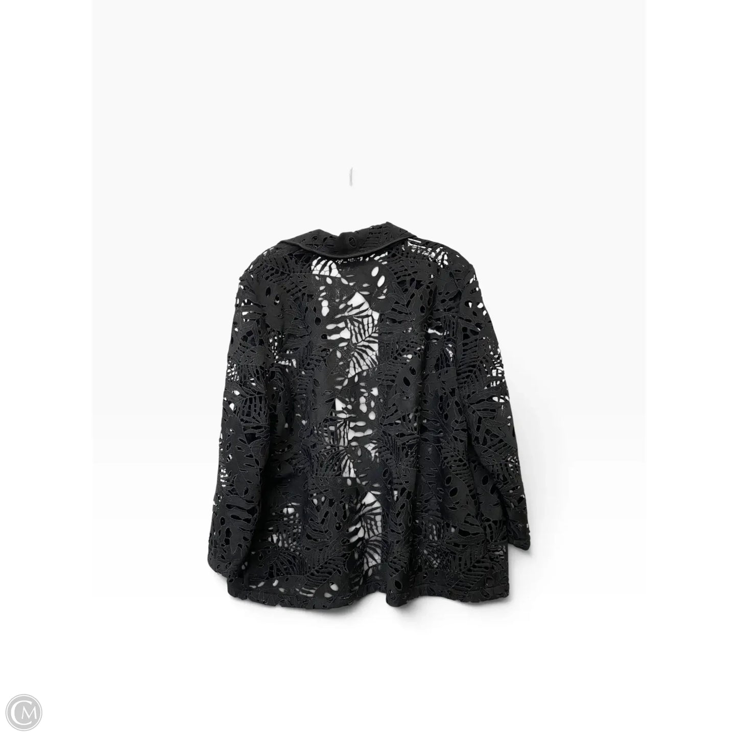 Jacket Shirt By Chicos In Black, Size: Xl