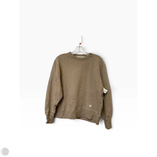 Sweatshirt Designer By Tory Burch In Tan, Size: M