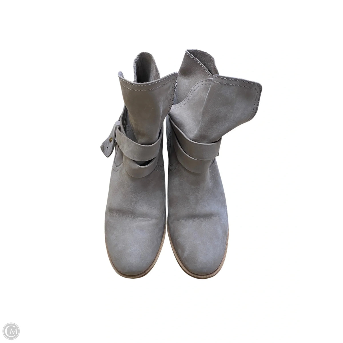 Boots Designer By Ugg In Grey, Size: 8.5