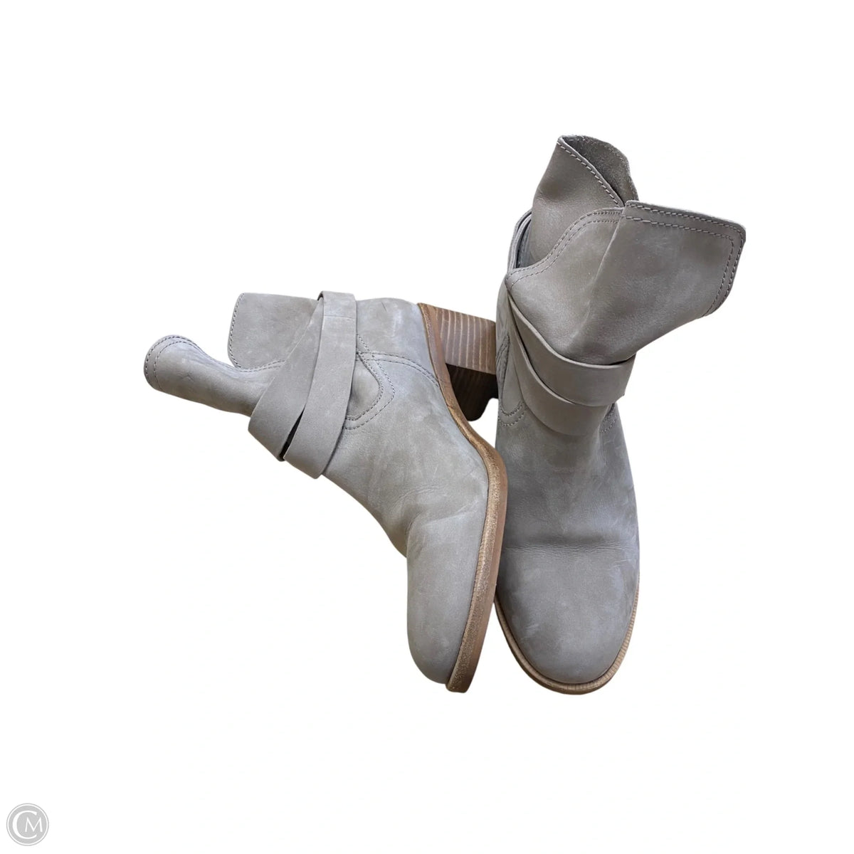 Boots Designer By Ugg In Grey, Size: 8.5