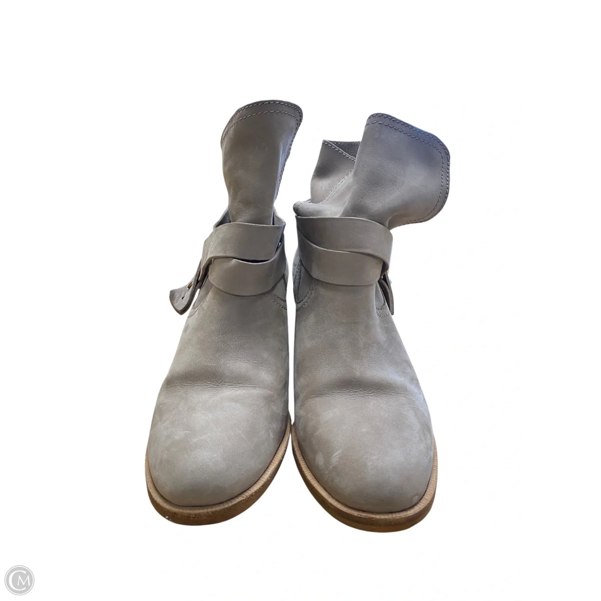 Boots Designer By Ugg In Grey, Size: 8.5