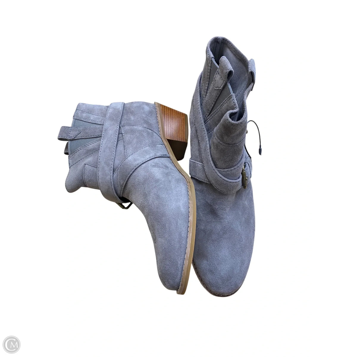 Boots Ankle Flats By Cole-haan In Grey, Size: 9