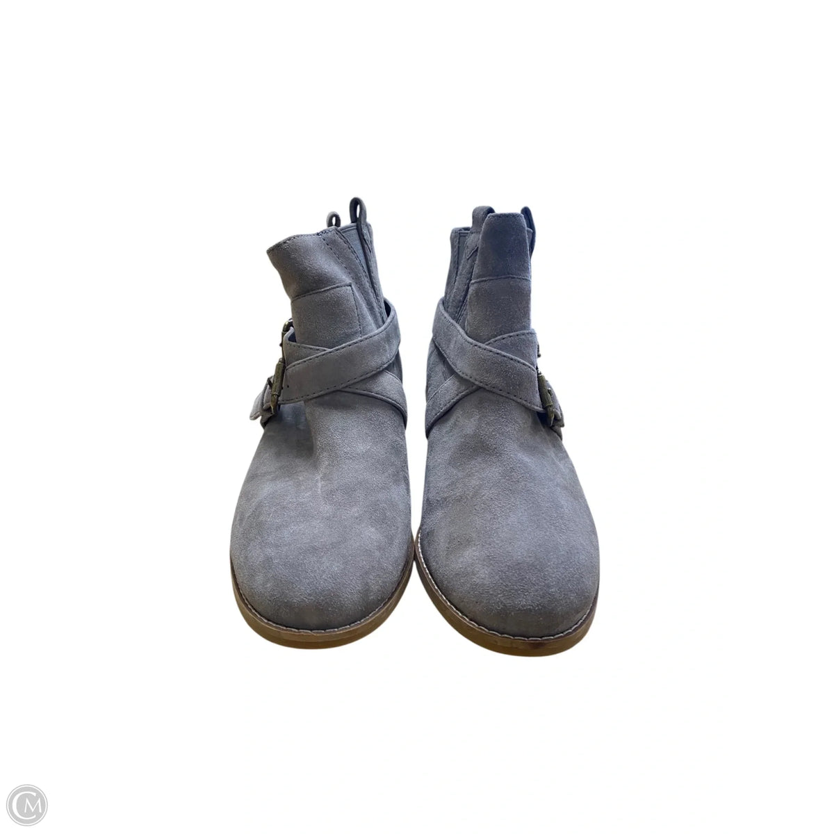 Boots Ankle Flats By Cole-haan In Grey, Size: 9