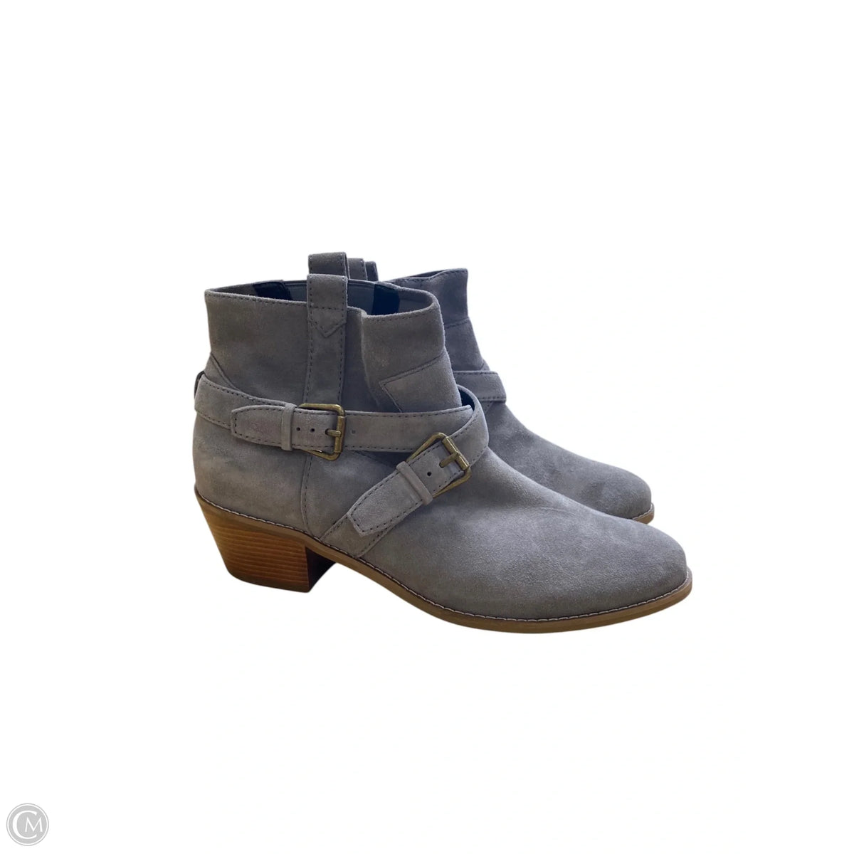 Boots Ankle Flats By Cole-haan In Grey, Size: 9