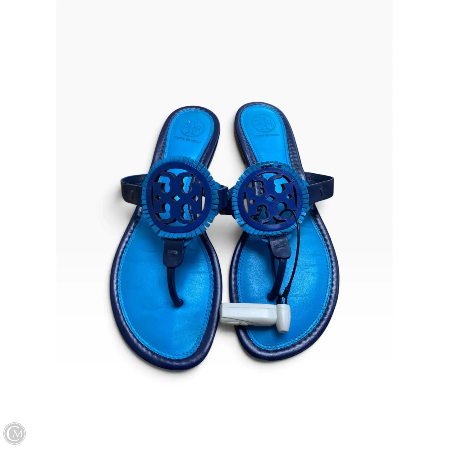 Sandals Designer By Tory Burch In Blue, Size: 9