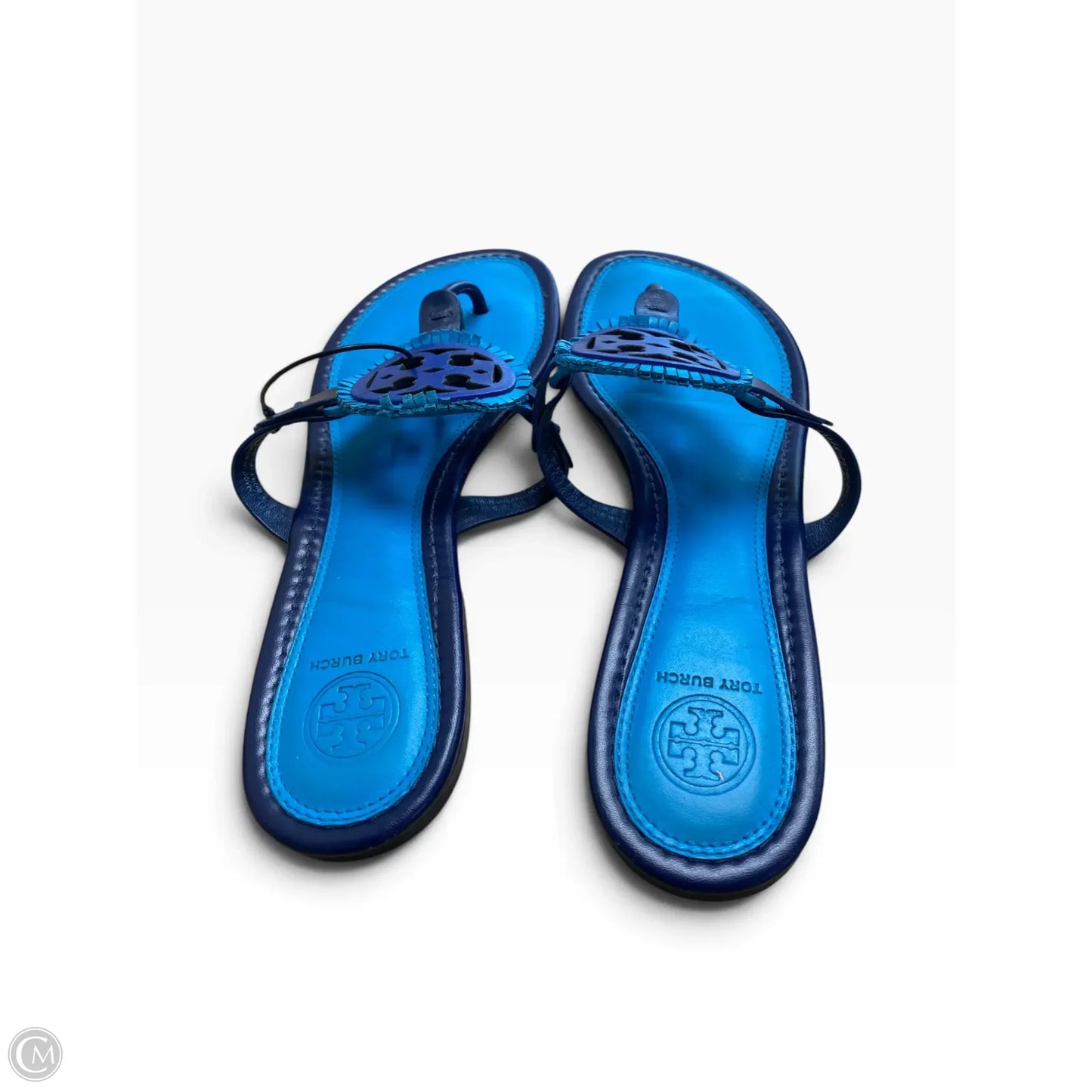Sandals Designer By Tory Burch In Blue, Size: 9
