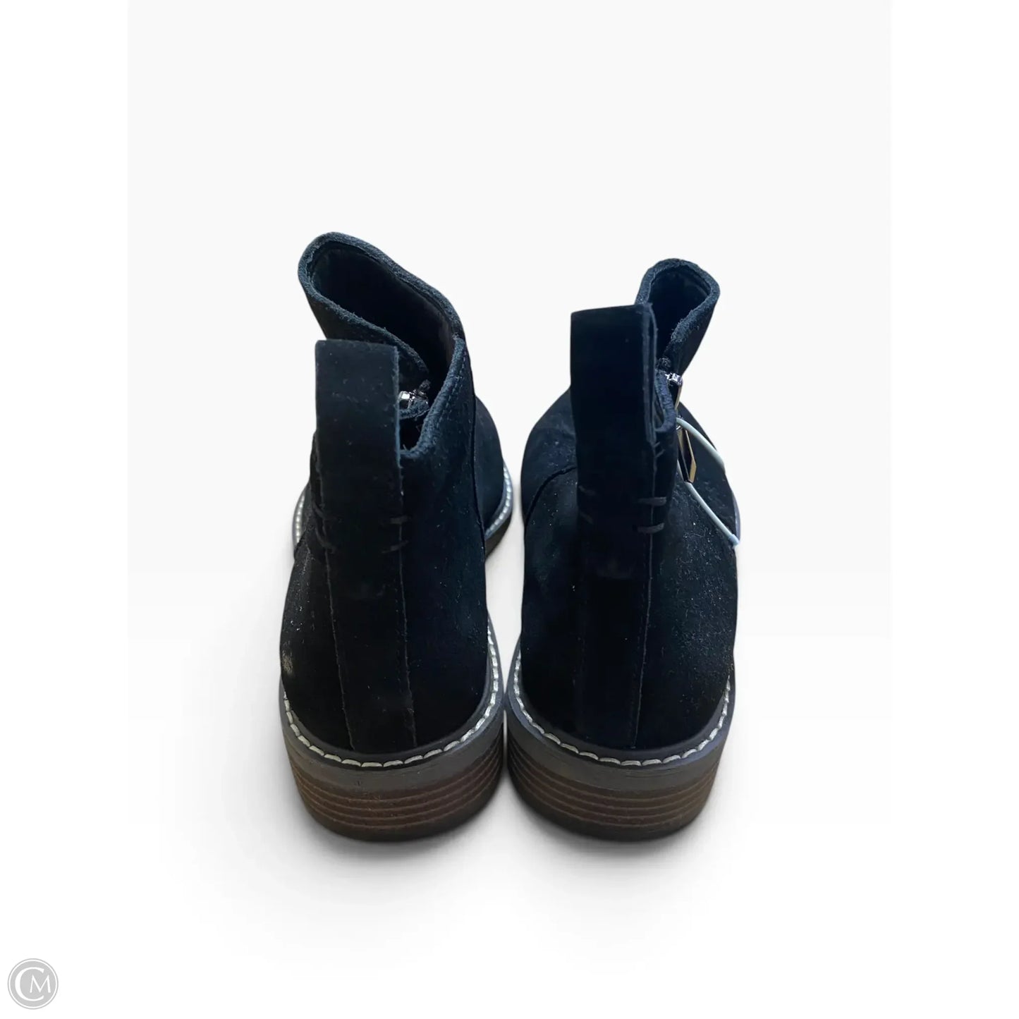 Boots Ankle Flats By Crown Vintage In Black, Size: 7