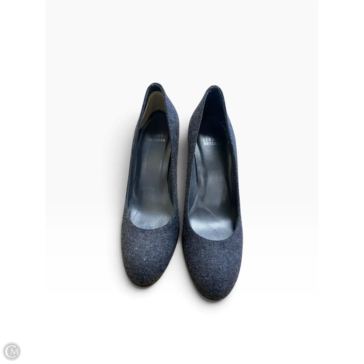 Shoes Designer By Stuart Weitzman In Grey, Size: 9.5