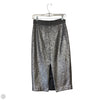 Skirt Midi By Clothes Mentor In Silver, Size: 2