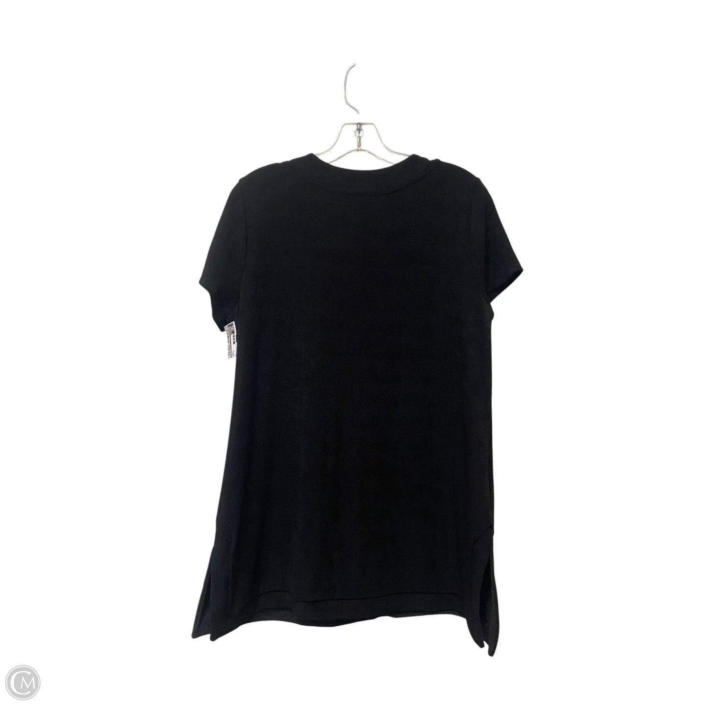 Top Short Sleeve By Chicos In Black, Size: 2
