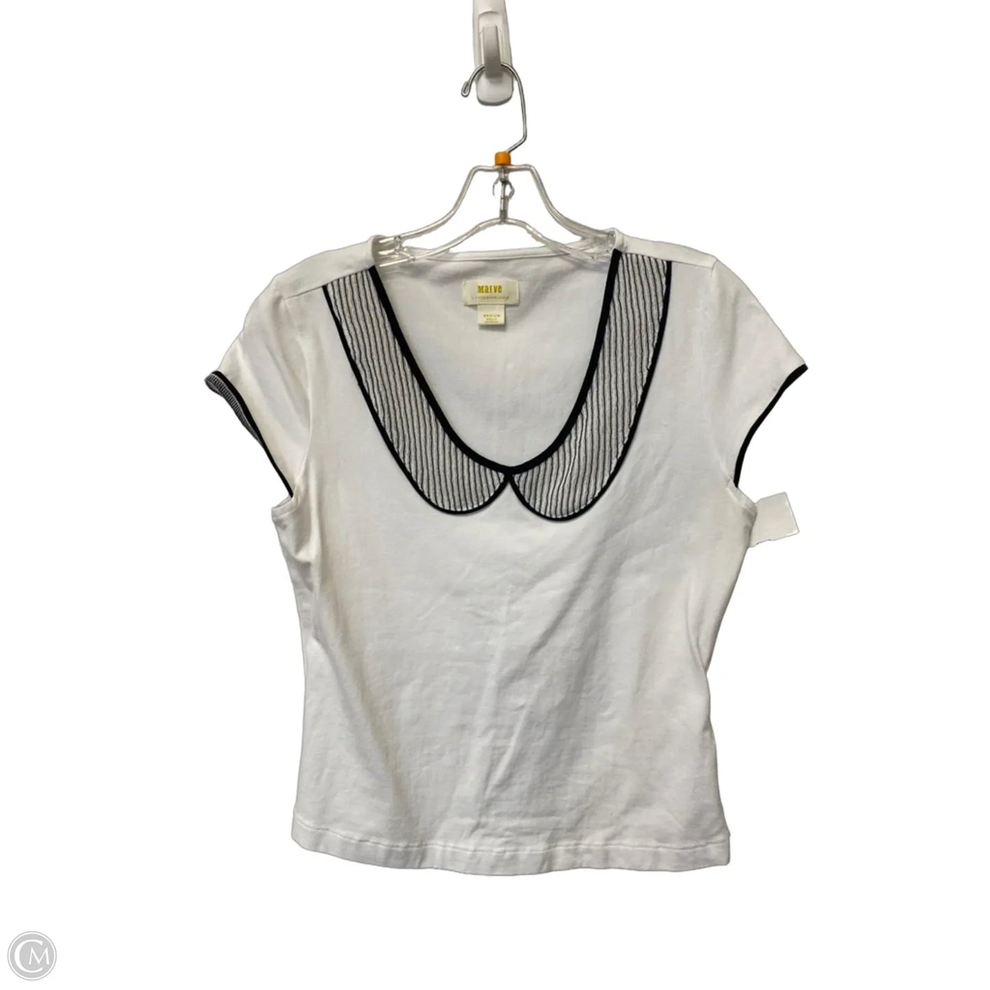 Top Sleeveless By Maeve In White, Size: M