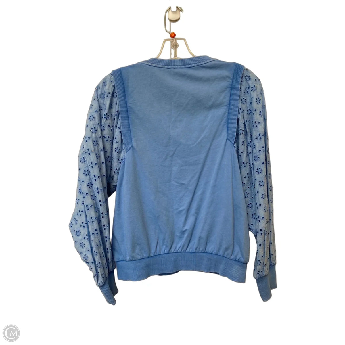 Top Long Sleeve By Pilcro In Blue, Size: S