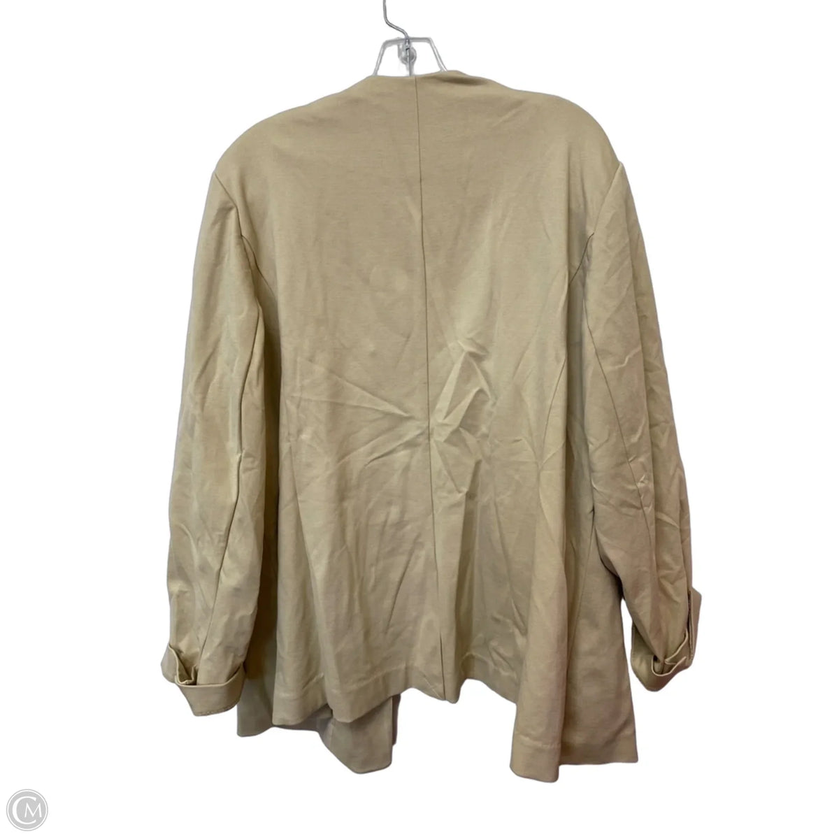 Blazer By Lane Bryant In Tan, Size: 3x
