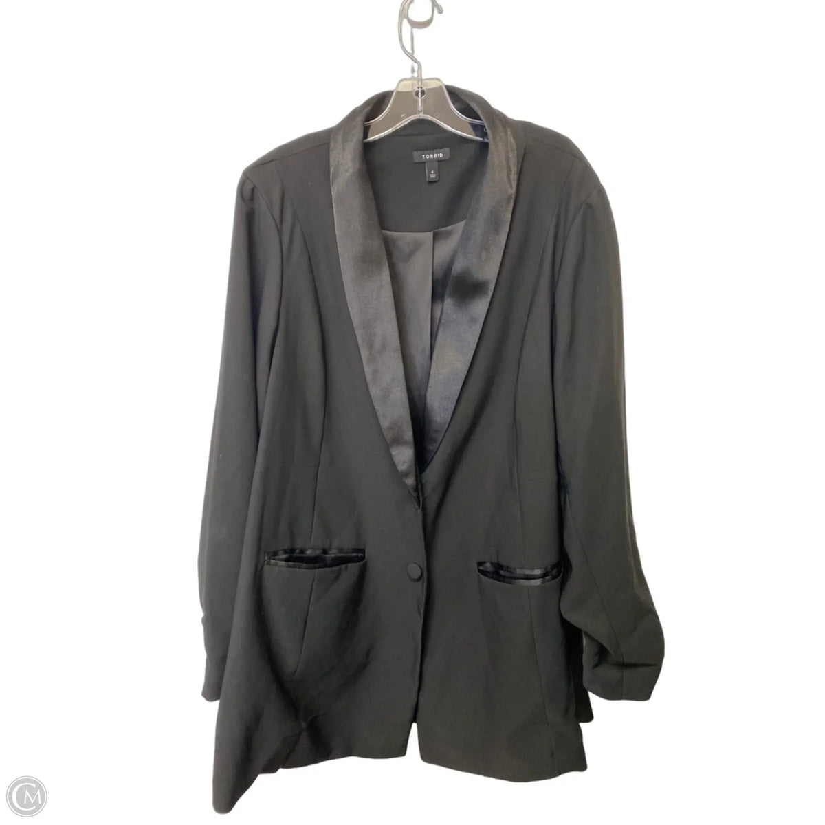 Blazer By Torrid In Black, Size: 4x