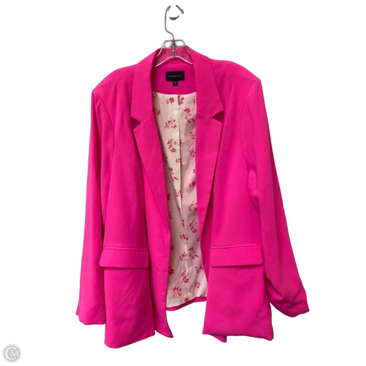 Blazer By Skies Are Blue In Pink, Size: 3x