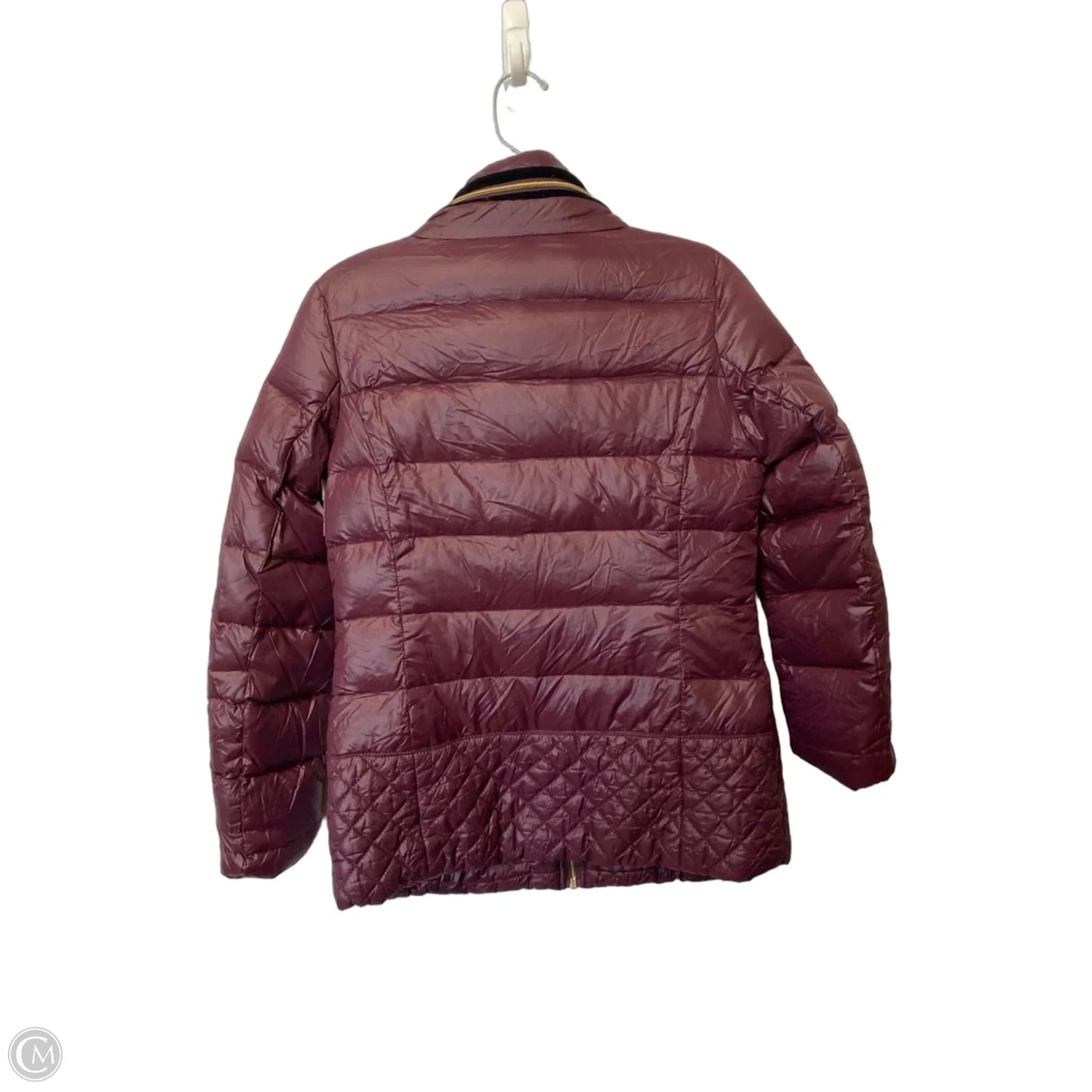 Jacket Puffer & Quilted By Sam Edelman In Maroon, Size: Xs