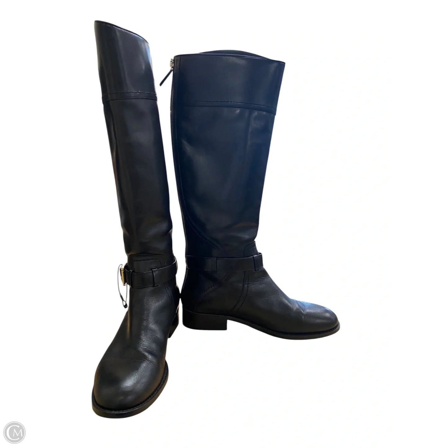 Boots Designer By Tory Burch In Bronze, Size: 8.5